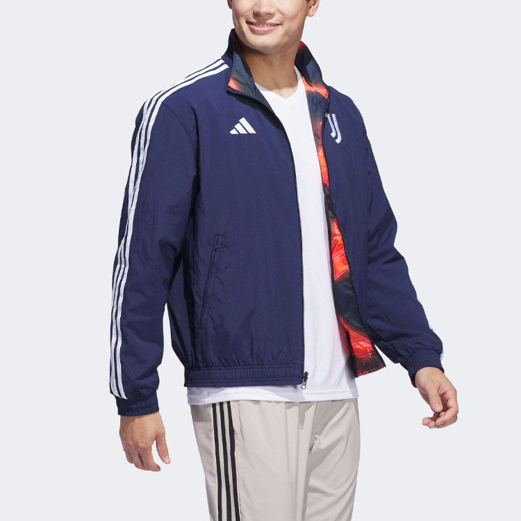 adidas Juventus 3-Stripes Reversible Retro Track Jacket Blue IP8794 圖 6