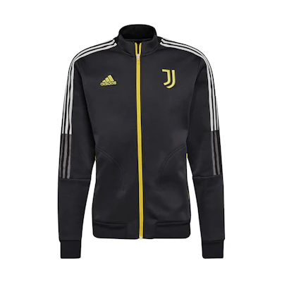 adidas Juventus Anthem Jacket Black - Soccer Logo Track Jacket GR2916