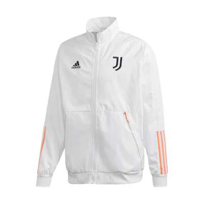 adidas Juventus Anthem Retro Soccer Training Jacket White FR4203