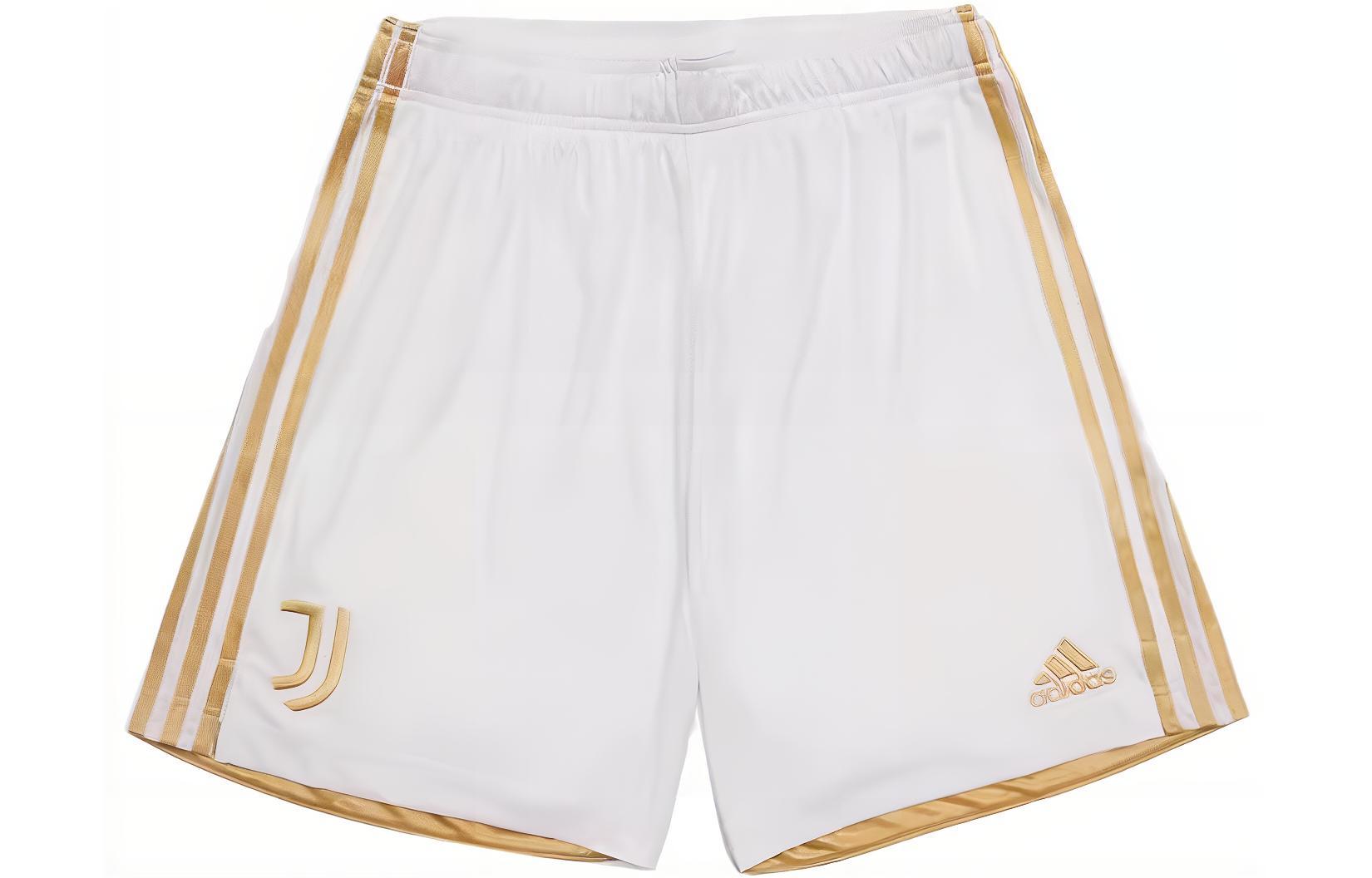 adidas Juventus Embroidered Logo Soccer Pants 20/21 Season White EI9899