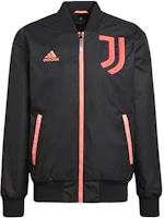 adidas Juventus Football Logo Black Bomber Jacket H67144 adidas Juventus Football Logo Black Bomber Jacket H67144