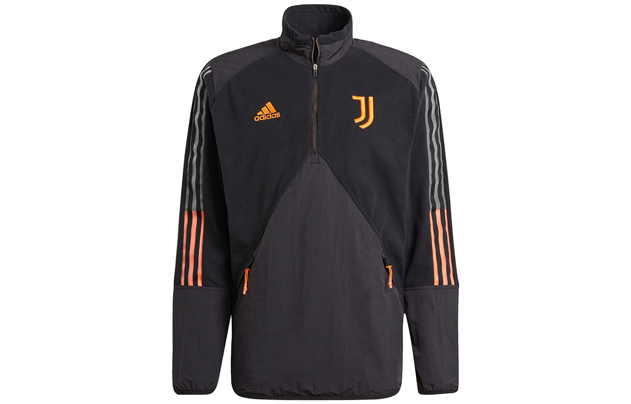 adidas Juventus Football Pullover Hoodie Black GK8603