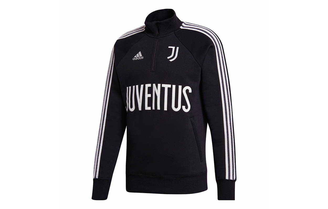 adidas Juventus Icons Jacket Black Football Track Top FR4215