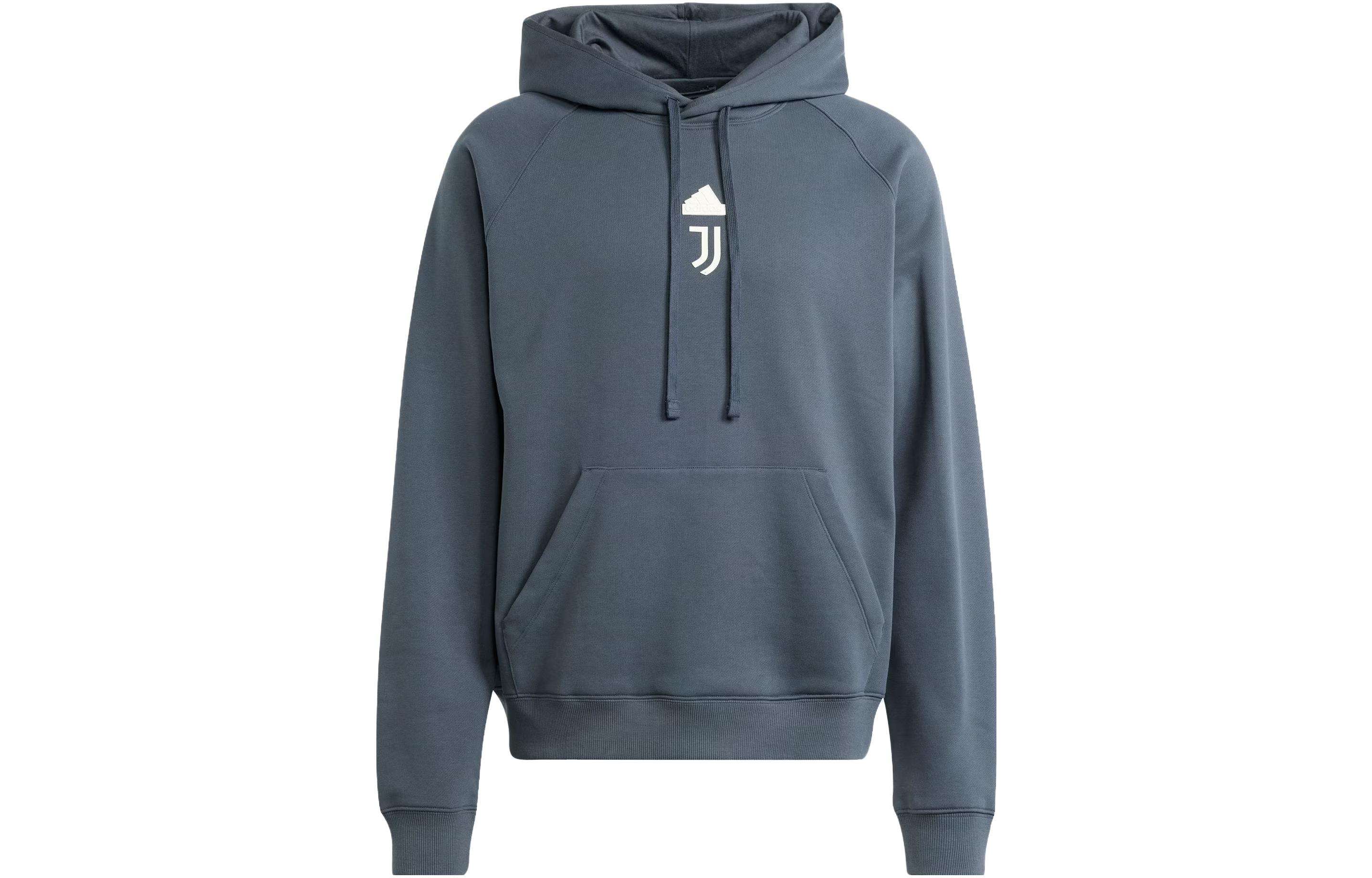 adidas Juventus Lifestyler Hoodie Dark Navy Gray Football Casual Wear IT9692