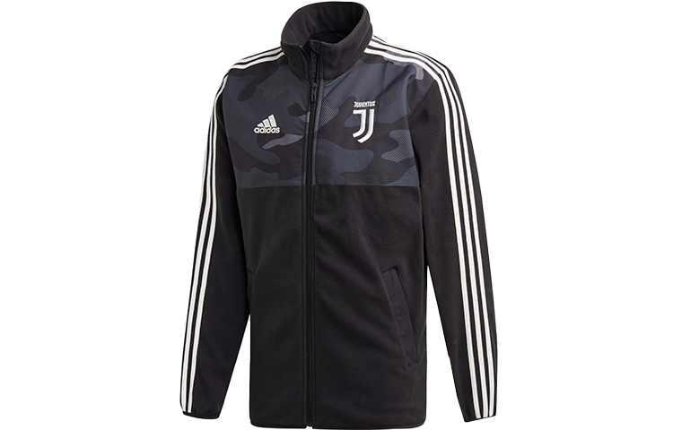 adidas Juventus Retro Track Jacket Black Soccer Style EC6291