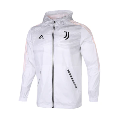 adidas Juventus Soccer Hoodie Jacket White GQ2537