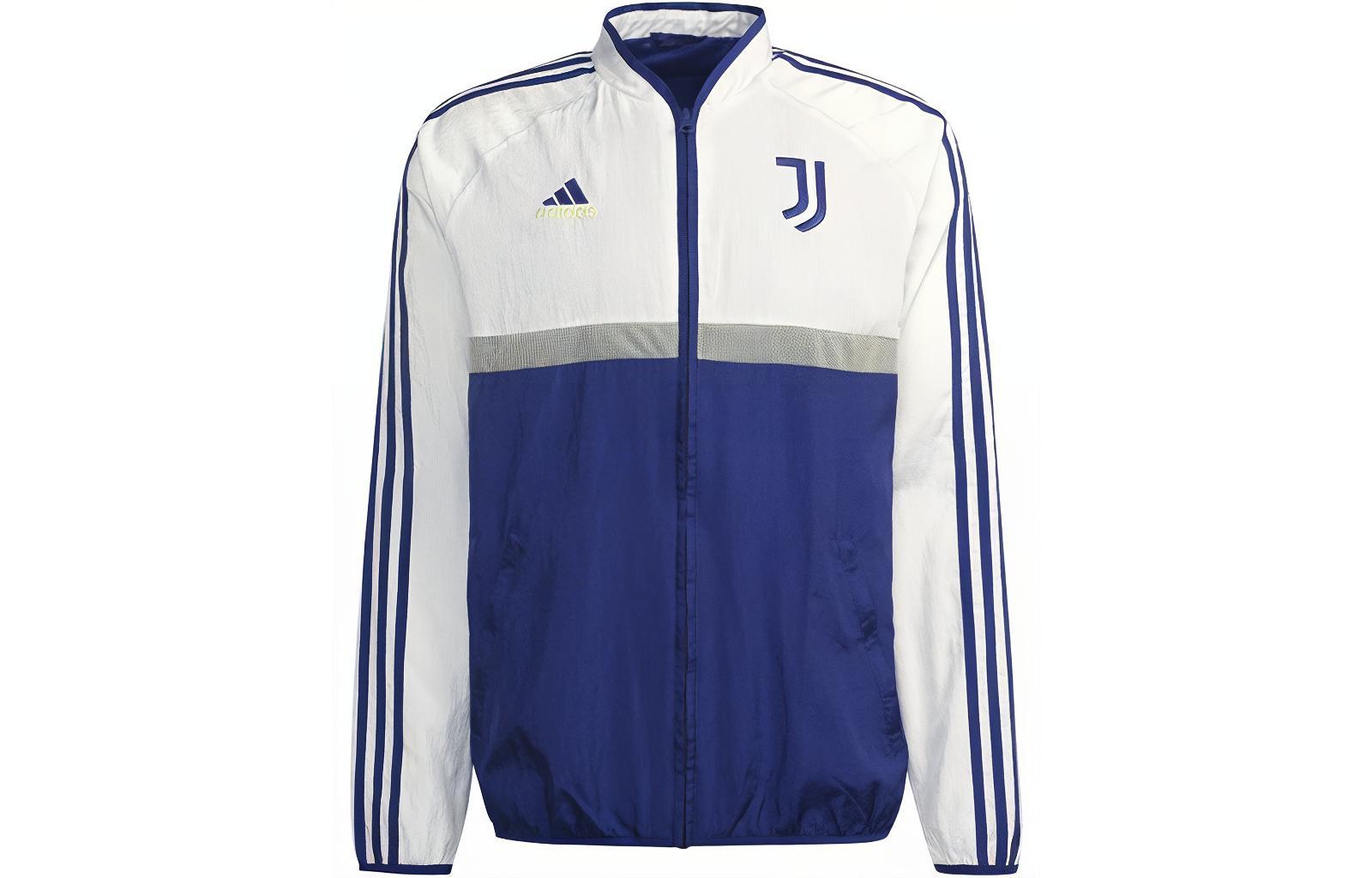 adidas Juventus White Retro Colorblock Track Jacket 21-22 Season GR2900