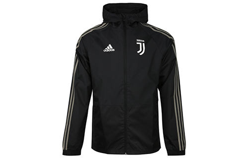 adidas Juventus Windbreaker Jacket Black CW8726