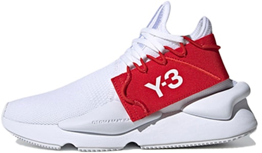 adidas Y-3 Kaiwa Knit 低幫運動鞋 男女同款 白紅色 Buy adidas Y-3 Kaiwa Knit 低幫運動鞋 男女同款 白紅色