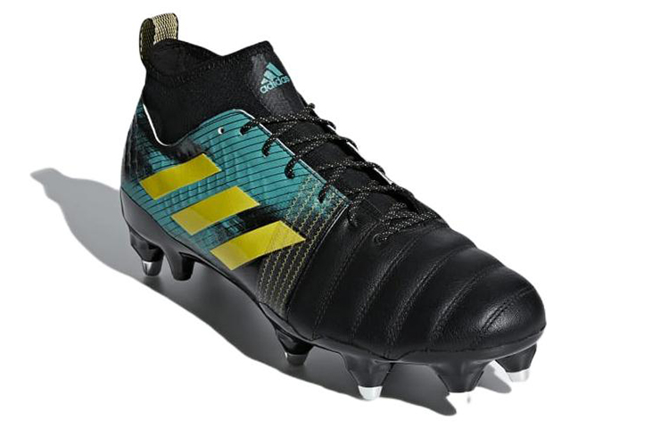 Lookbook adidas Kakari X Kevlar Stollenschuhe ''Schwarz Blau Gelb'' AC7677