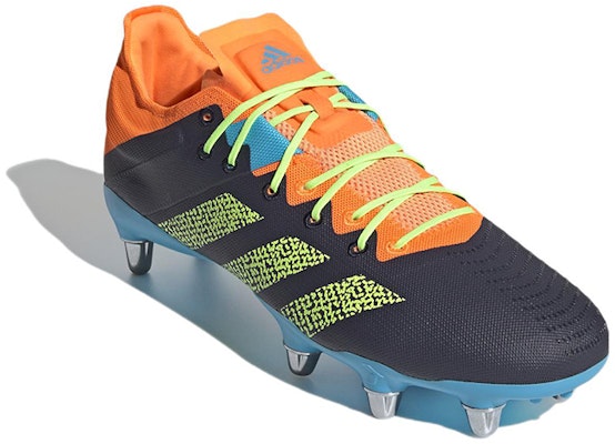 adidas Kakari Z.0 Soft Ground 'Negro Azul Naranja' FZ3024 Lookbook adidas Kakari Z.0 Soft Ground 'Negro Azul Naranja' FZ3024