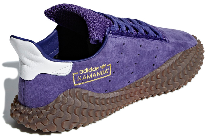 Shop adidas Originals Kamanda 10 防滑耐磨 低筒運動休閒鞋 男款 紫白棕