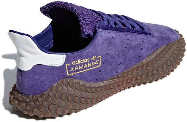 adidas Originals Kamanda 10 防滑耐磨 低筒運動休閒鞋 男款 紫白棕 Shop adidas Originals Kamanda 10 防滑耐磨 低筒運動休閒鞋 男款 紫白棕