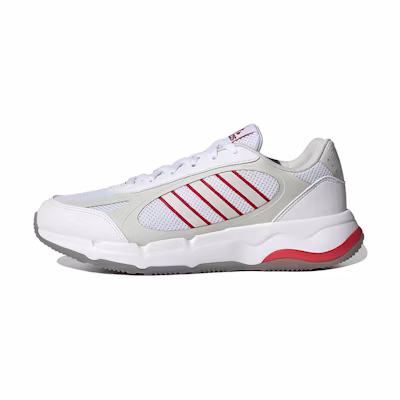 adidas Keitaki Shoes 'Cloud White Scarlet'