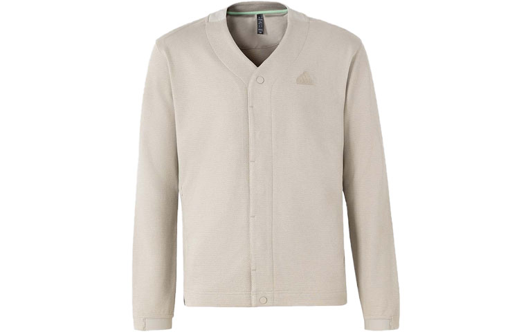 adidas Khaki V-Neck Loose Fit Knitted Cardigan Jacket JE8594 圖 2