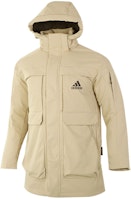 adidas Khaki Winter Big Pocket Utility Down Jacket Coat GN9837 adidas Khaki Winter Big Pocket Utility Down Jacket Coat GN9837