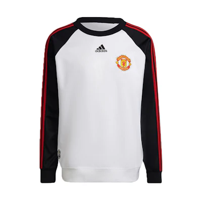adidas Knit Striped Vintage Football Sweatshirt White H64071