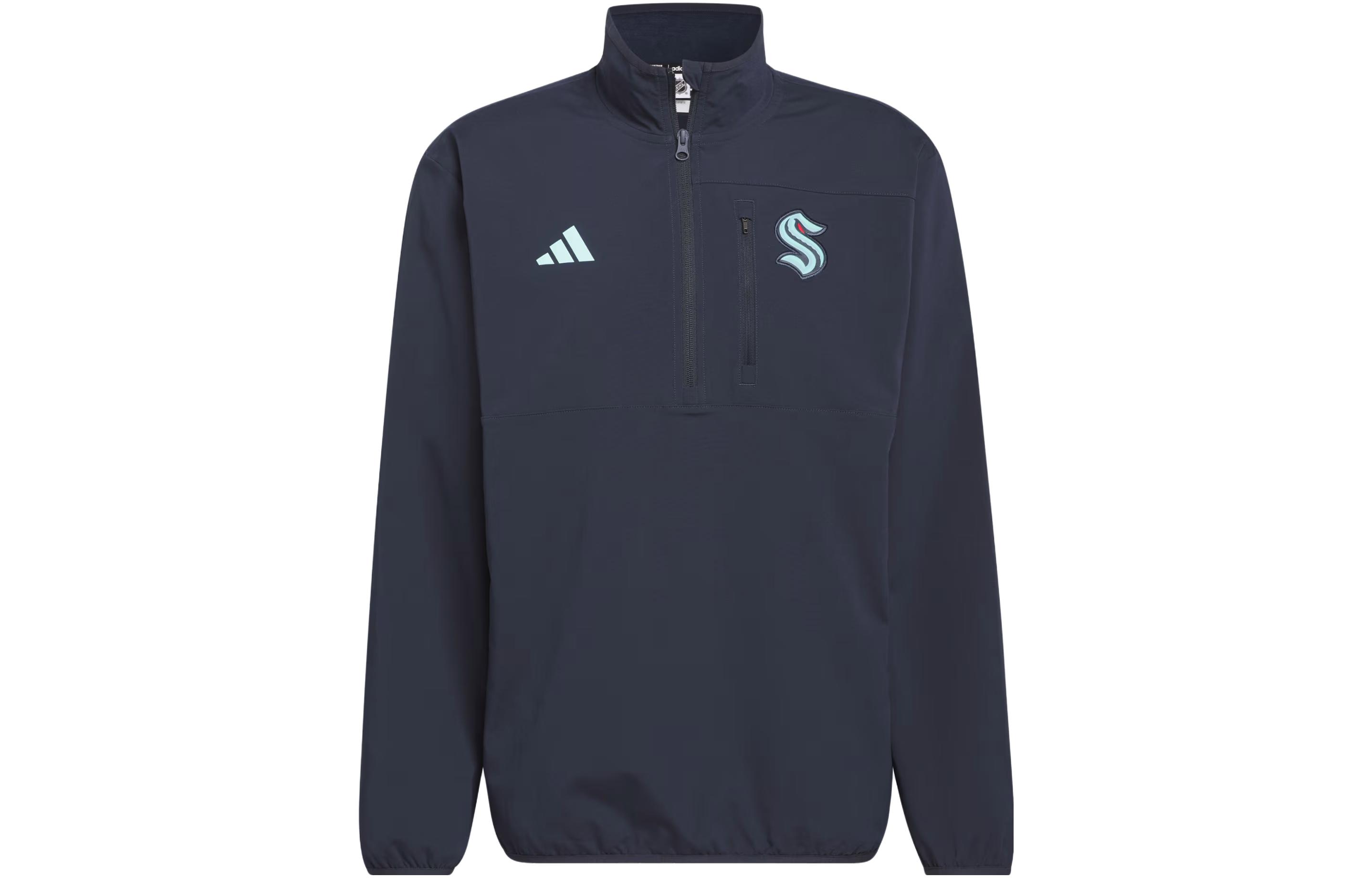 adidas Kraken Fleece Hockey Quarter-Zip Jacket - Night Navy IL5432