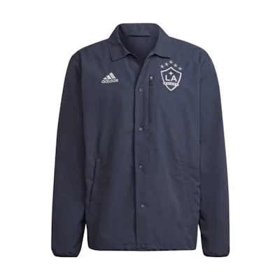adidas LA Galaxy Tiro Anthem Jacket Navy Embroidered Logo Long Sleeve HB8478