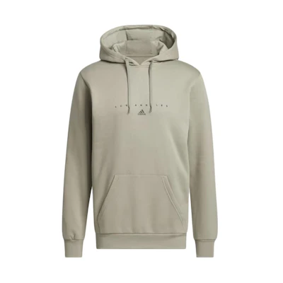 adidas La Graphic Hoodie Green Floral Letter Print Pullover Hoodie IS3295