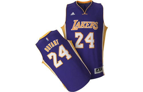 Shop adidas LA Lakers Kobe Bryant Jersey Ungu Unisex Baju Basket Tank Top A45975