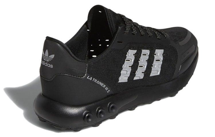 Shop adidas LA Trainer 3 'Black Silver Metallic' GY7493