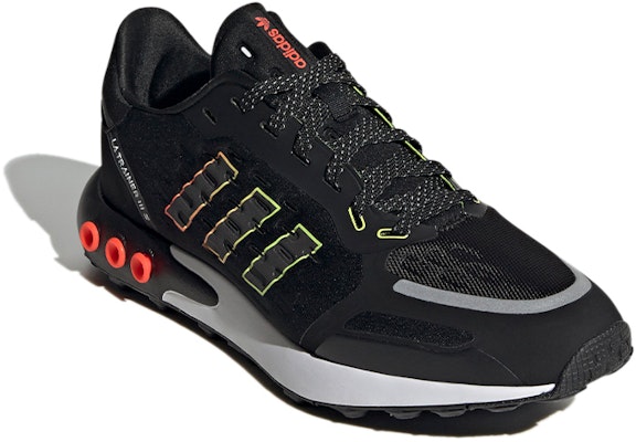 adidas LA Trainer 3 'Black Solar Red' FY3842 Lookbook adidas LA Trainer 3 'Black Solar Red' FY3842
