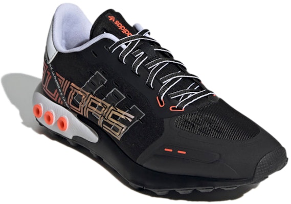 阿迪达斯 LA Trainer 3 '黑色 太阳红' GZ2678 Lookbook 阿迪达斯 LA Trainer 3 '黑色 太阳红' GZ2678