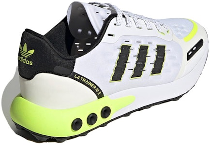 아디다스 LA 트레이너 3 '화이트 솔라 옐로우' FY3704 Shop 아디다스 LA 트레이너 3 '화이트 솔라 옐로우' FY3704