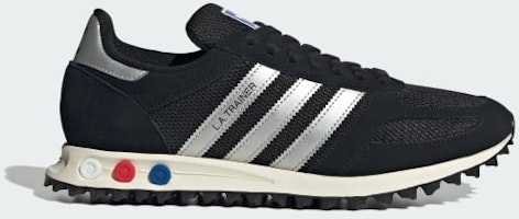 adidas LA Trainer OG Sneakers Core Black/Silver Metallic/Off White KJ4381