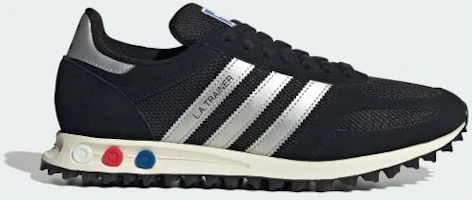 adidas LA Trainer OG Sneakers Core Black/Silver Metallic/Off White KJ4381 adidas LA Trainer OG Sneakers Core Black/Silver Metallic/Off White KJ4381