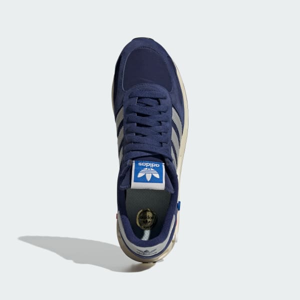 Lookbook Adidas LA Trainer OG Sneakers Biru Gelap/Perak Metalik/Putih Pudar JR7171