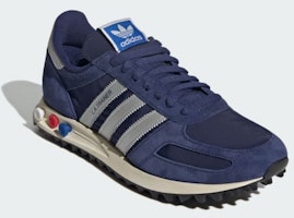 アディダス LA トレーナー OG スニーカー ダークブルー/シルバーメタリック/オフホワイト JR7171 Shop アディダス LA トレーナー OG スニーカー ダークブルー/シルバーメタリック/オフホワイト JR7171