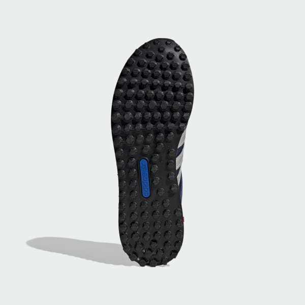 Shop Adidas LA Trainer OG Sneakers Biru Gelap/Perak Metalik/Putih Pudar JR7171