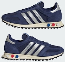 アディダス LA トレーナー OG スニーカー ダークブルー/シルバーメタリック/オフホワイト JR7171 Sizing アディダス LA トレーナー OG スニーカー ダークブルー/シルバーメタリック/オフホワイト JR7171