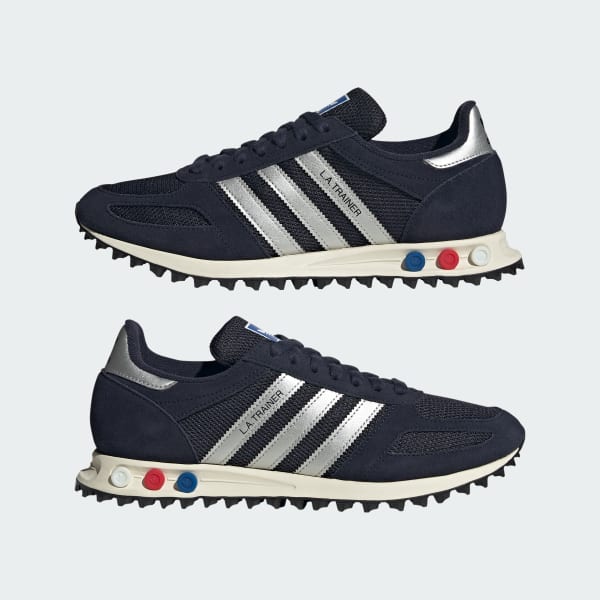 Cheap adidas LA Trainer OG Sneakers Legend Ink/Silver Metallic/Off White KJ4382
