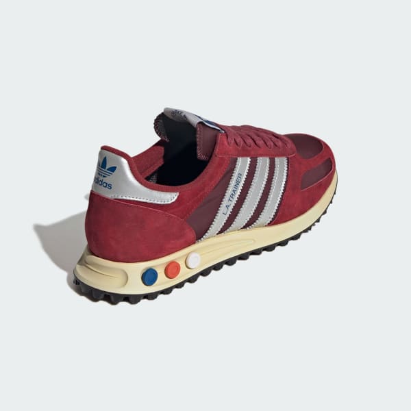 Details for Adidas LA Trainer OG Sneakers Noble Maroon/Silver Metallic/Maroon JQ5715