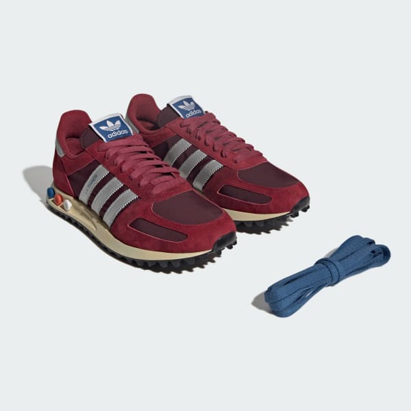 Cheap Adidas LA Trainer OG Zapatillas Noble Maroon/Plateado Metálico/Marrón JQ5715