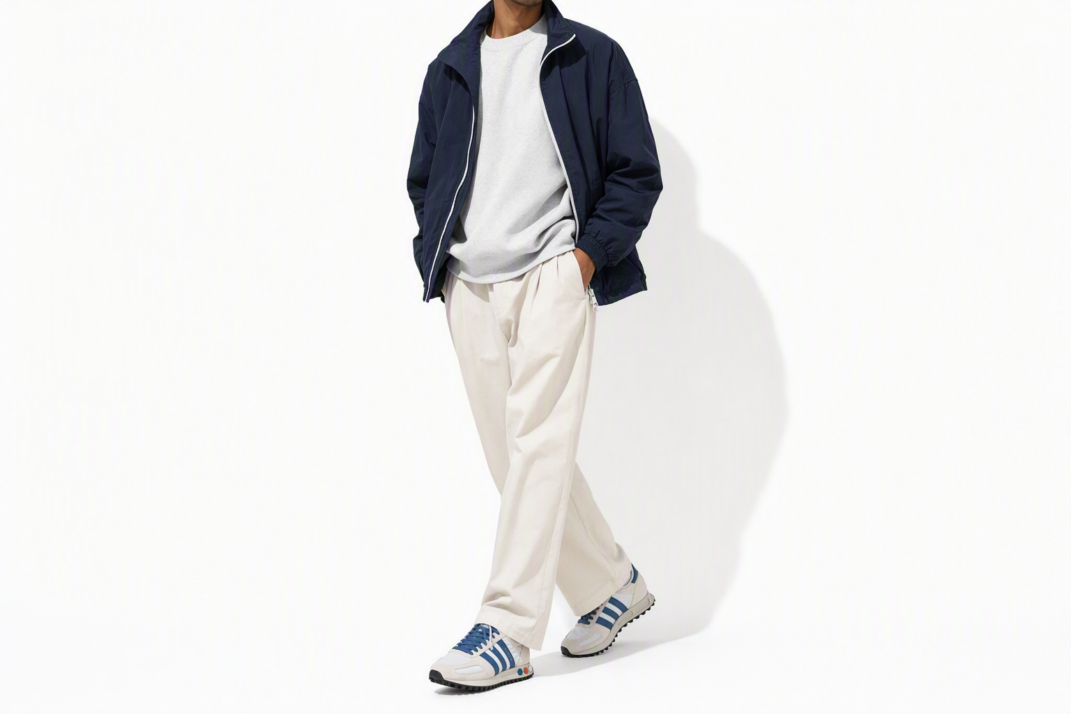 Order Adidas LA Trainer OG Scarpe Off White/Dark Marine/Bianco Cristallo JR3610
