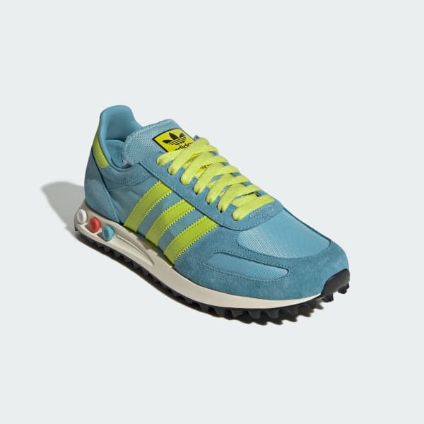 Shop adidas LA Trainer OG Kasut Terpakai Biru/Kuning Solar/Icey Blue IH1650