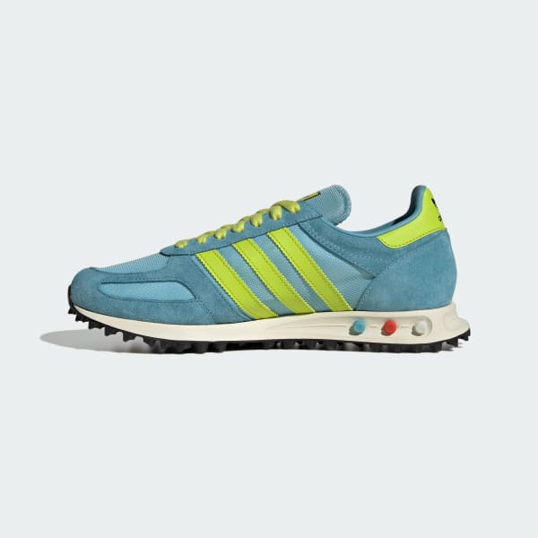 Sizing 阿迪达斯 LA 训练师 OG 二手运动鞋 蓝色/半太阳黄/冰蓝色 IH1650
