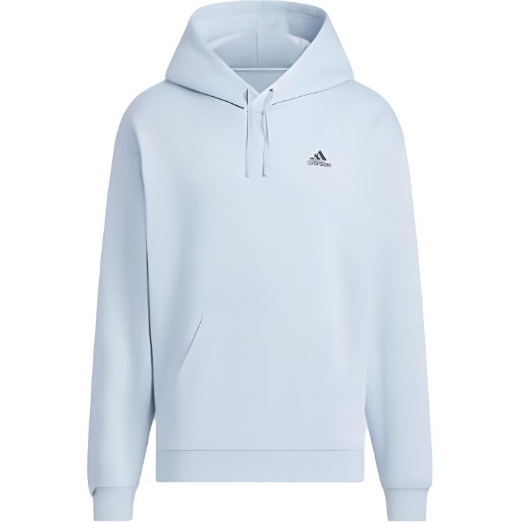 adidas Label Unisex Casual Pullover Hoodie Blue Black JM9078