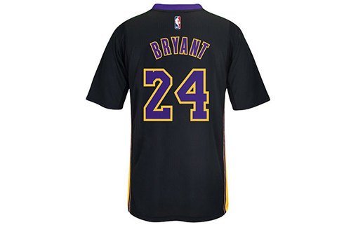 Lookbook 아디다스 레이커스 코비 브라이언트 할리우드 나이트 스윙맨 져지 블랙 레트로 A45982