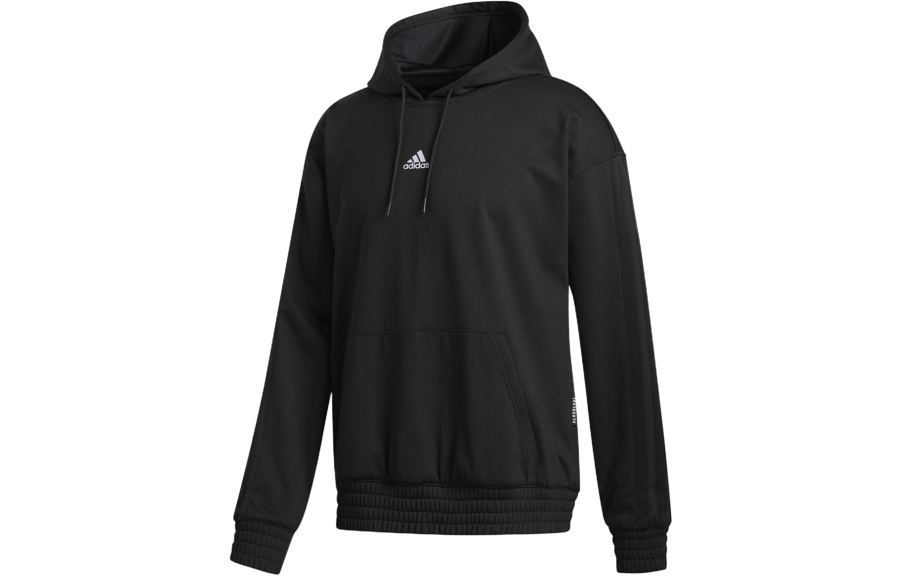 adidas LD WNTR HD Small Logo Basketball Hoodie Black GD6858