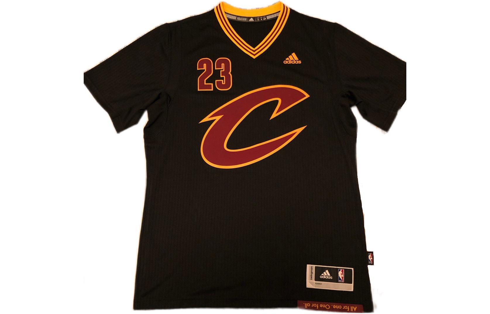 Order 아디다스 르브론 제임스 Cavs #23 레트로 팬 티셔츠 유니섹스 블랙 AL6761