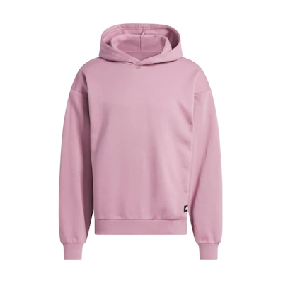 adidas Legends Purple Hoodie Solid Color Logo Patch Long Sleeve IL2314