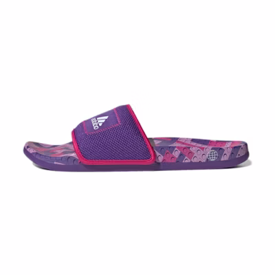 adidas Lego Adilette CMFT Cozy Wear-Resistant Purple Unisex Slippers