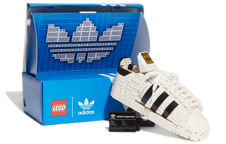 adidas Lego Originals Superstar 'Off White' 圖 4