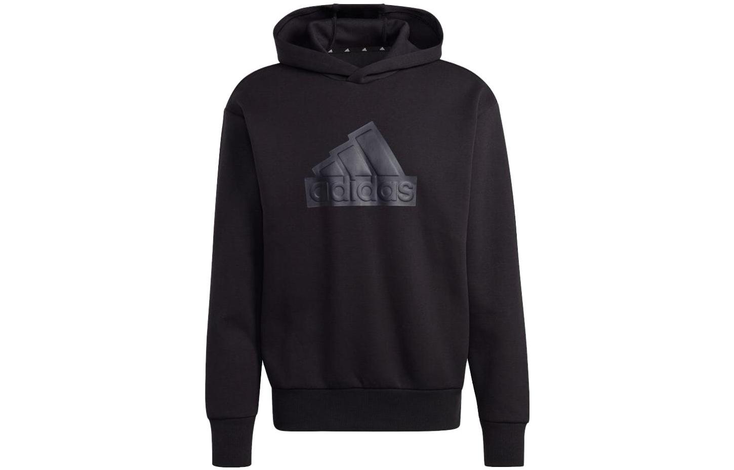 adidas Letter Graphic Print Hoodie Black (Japan Edition) - IC3749-JAPAN