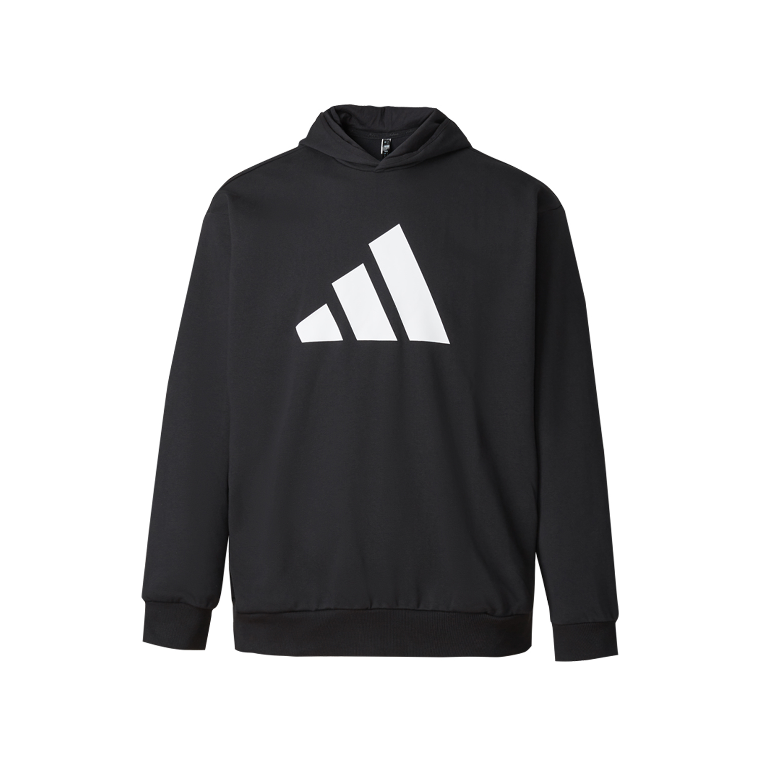 adidas Letter Logo Pullover Hoodie Black Unisex Casual Sportswear JN4857
